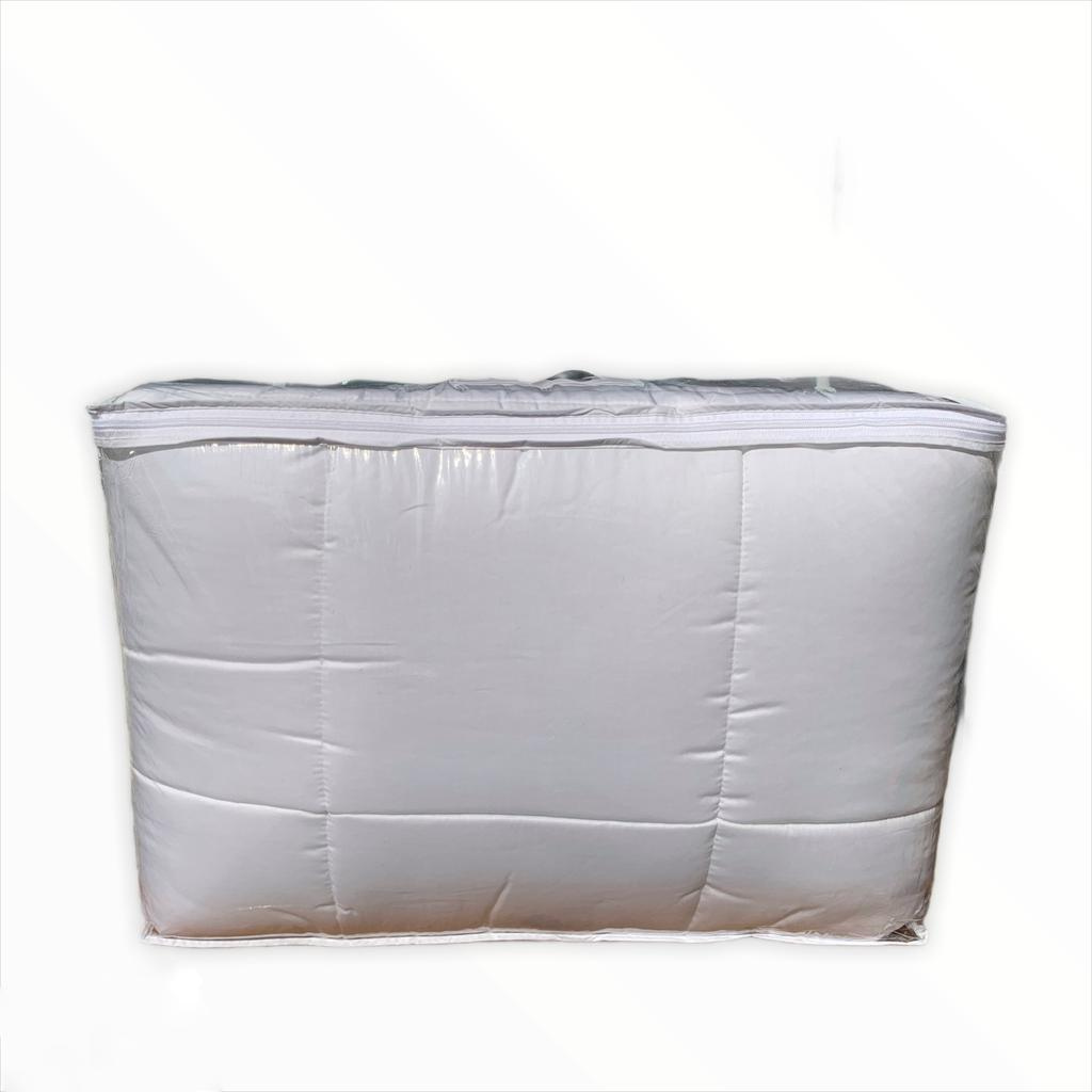 Lunacot Double-Sized 100% Cotton Fabric Silicone-Filled Duvet (Super King Size: 220 x 260)