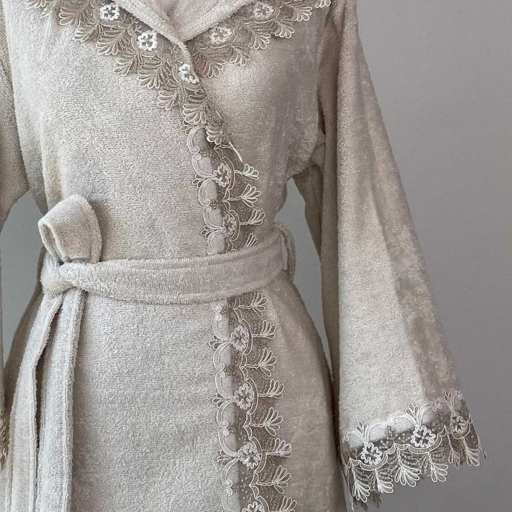 Халат-кимоно Lavessia Sandy-Beige 70% Бамбук 30% Хлопок