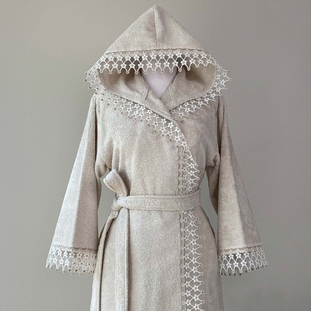 Халат-кимоно Nestique Sandy-Beige 70% бамбук 30% хлопок