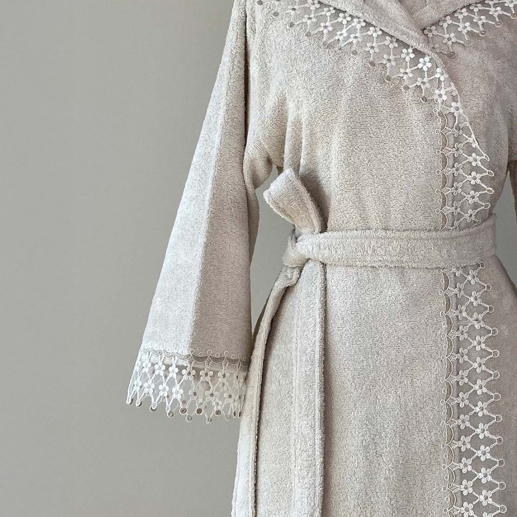 Халат-кимоно Nestique Sandy-Beige 70% бамбук 30% хлопок