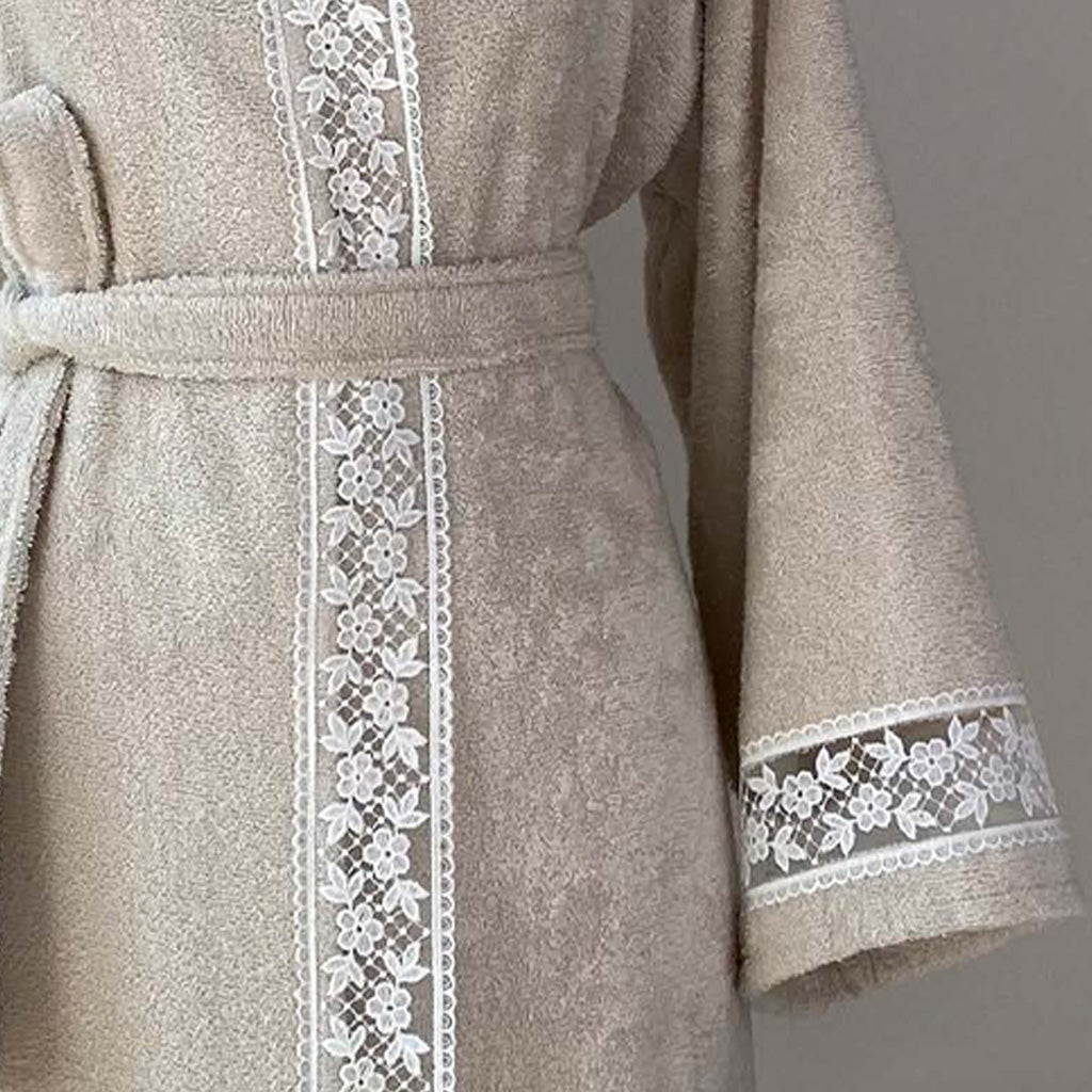 Халат-кимоно Sofora Sandy-Beige 70% Бамбук 30% Хлопок