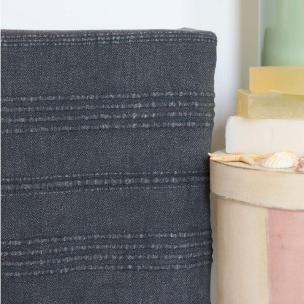 Stone Washed Vintage Dark Grey Peshtemals